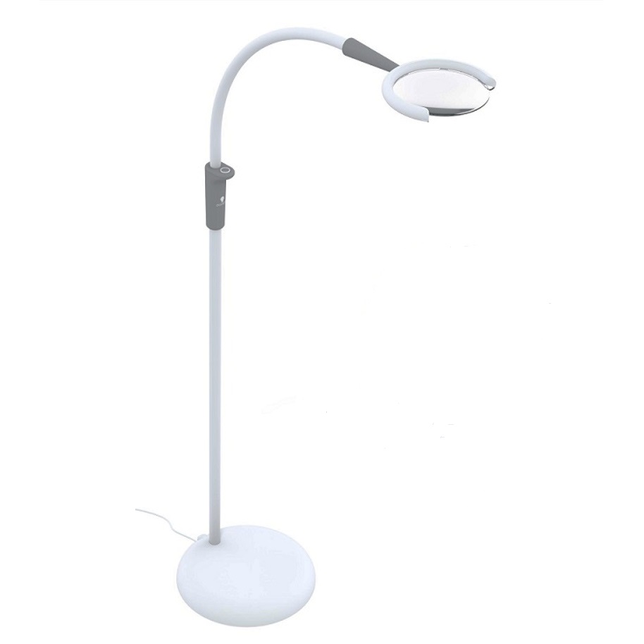 Daylight Magnificent Pro Stand - Tischlupe (weiß/ grau/ Ø 13 cm/ 1,75-Fach)
