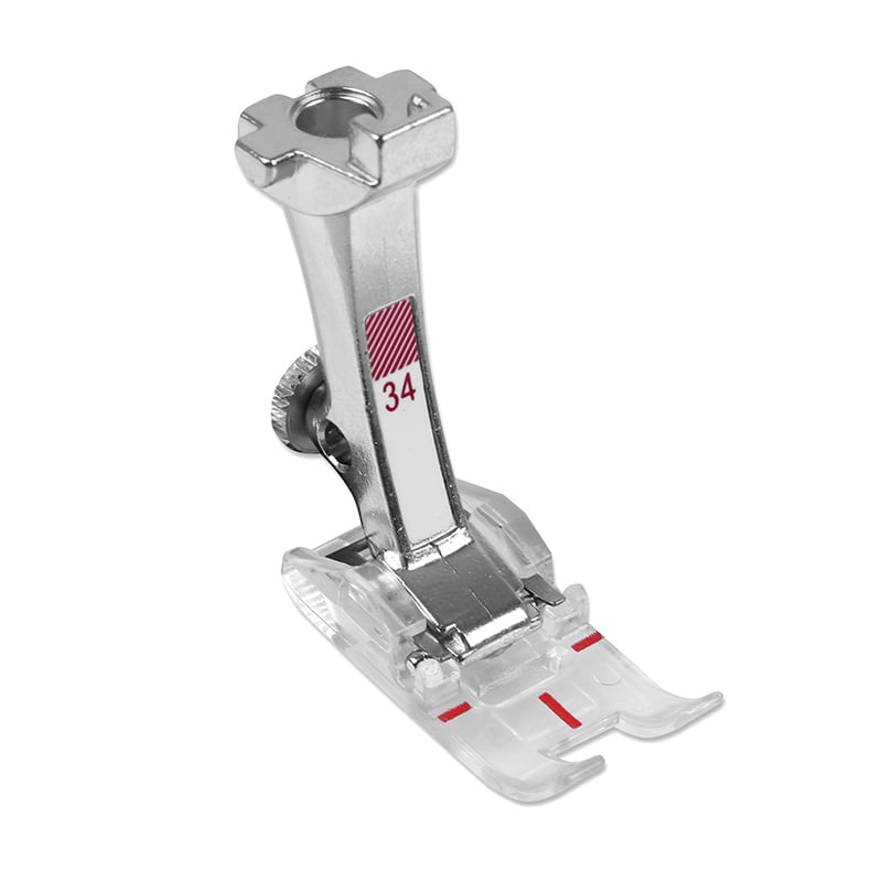Bernina Nr. 34 Rücktransportfuß mit transparenter Sohle