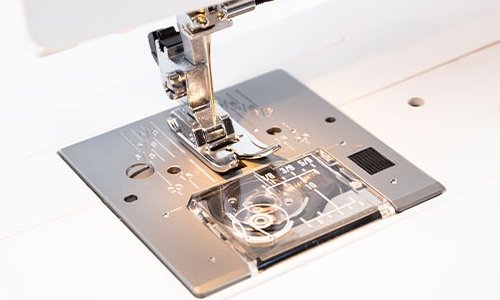 Spuleneinlage und Stichplattenmarkierungen