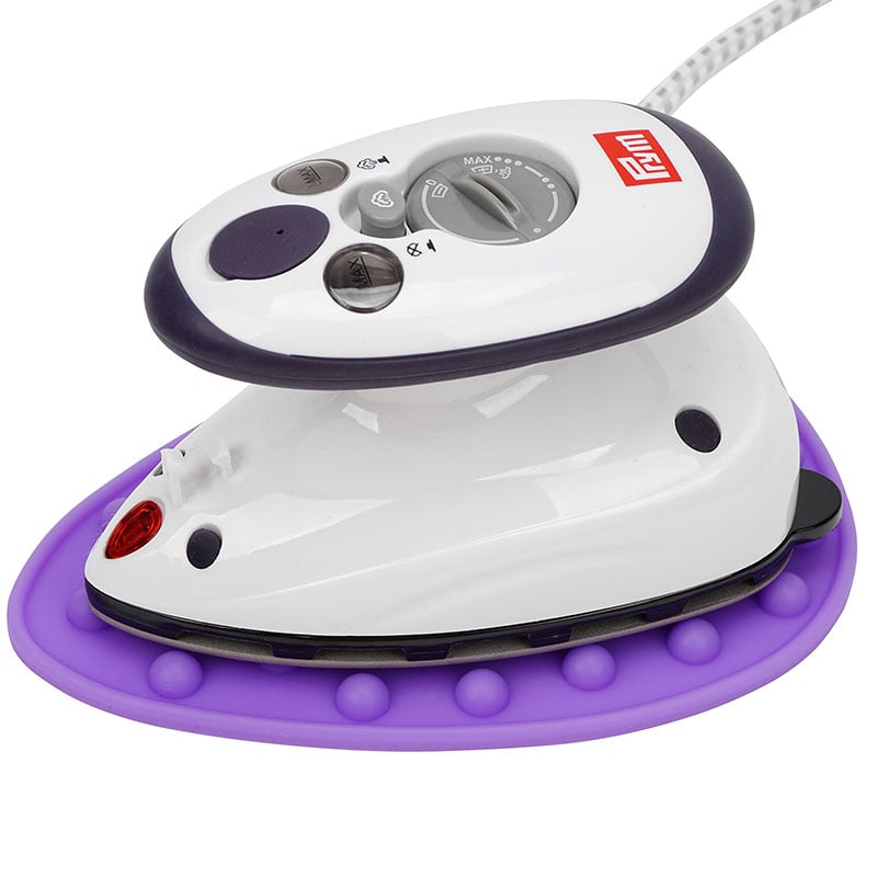 Set Prym Mini Bügeleisen mit Semplix Silikonablage (lila) Set Prym Mini Bügeleisen mit Semplix Silikonablage (lila)