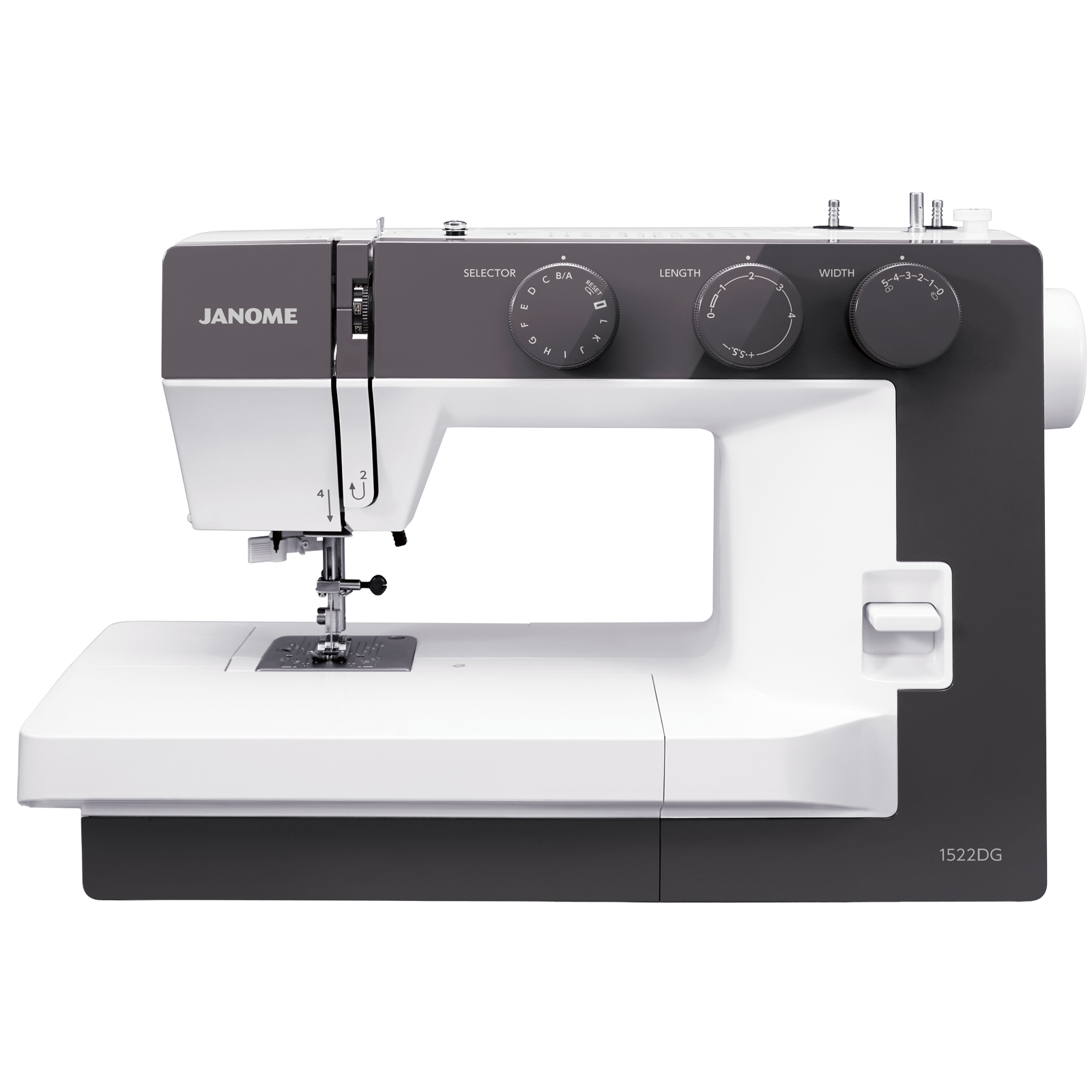 Janome 1522DG Mechanische Nähmaschine - Limited Edition Dunkelgrau