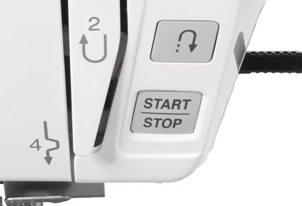 Start-Stopp-Taste der JANOME 230 DC