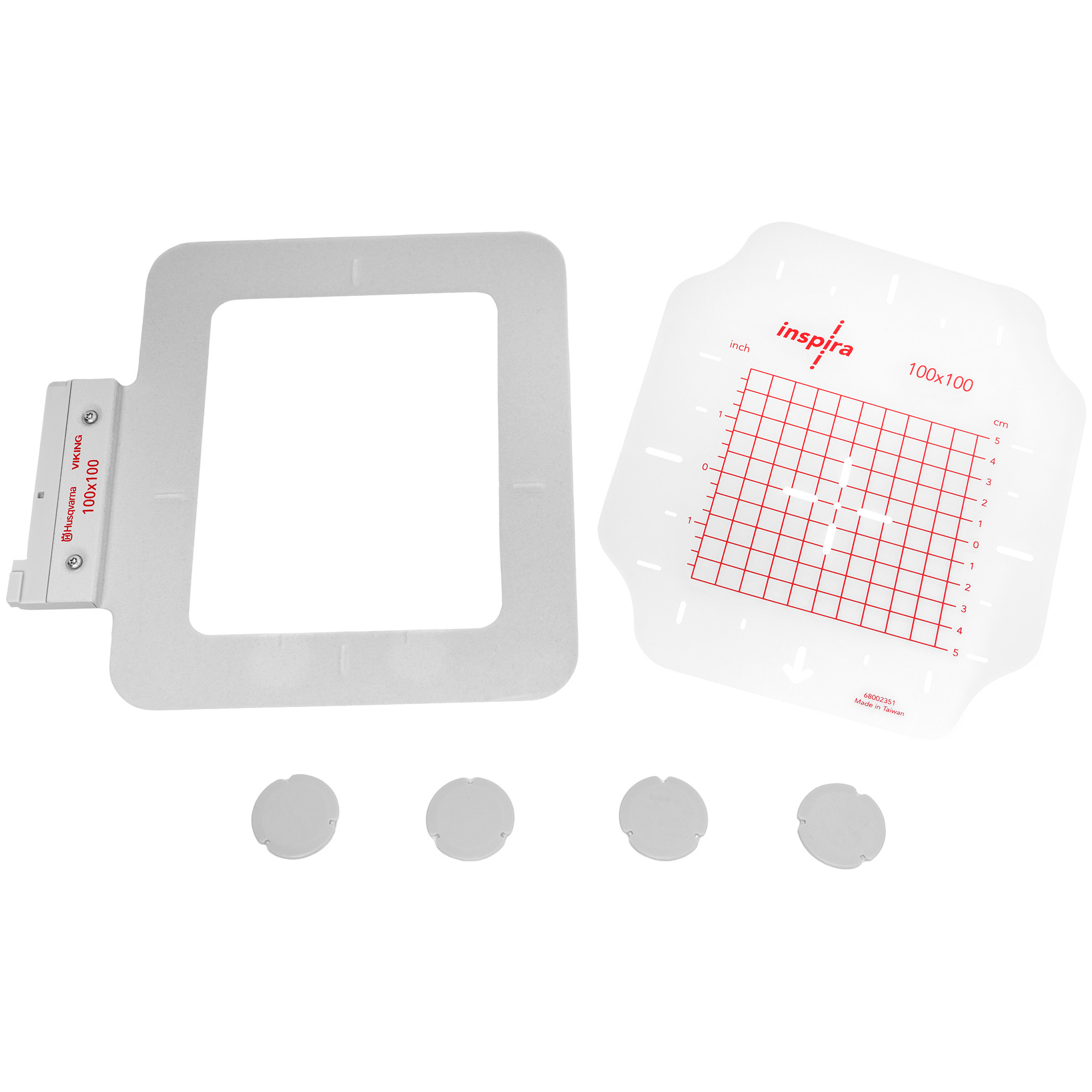 Husqvarna Viking Small Metal Hoop (100 x 100 mm) Husqvarna Viking Small Metal Hoop (100 x 100 mm)