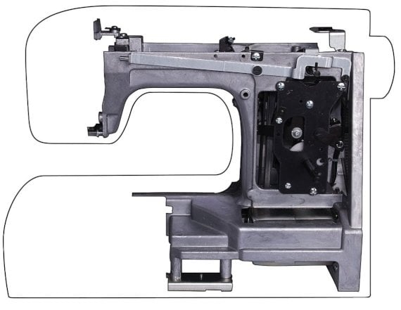 Stabiler Rahmen Singer Heavy Duty