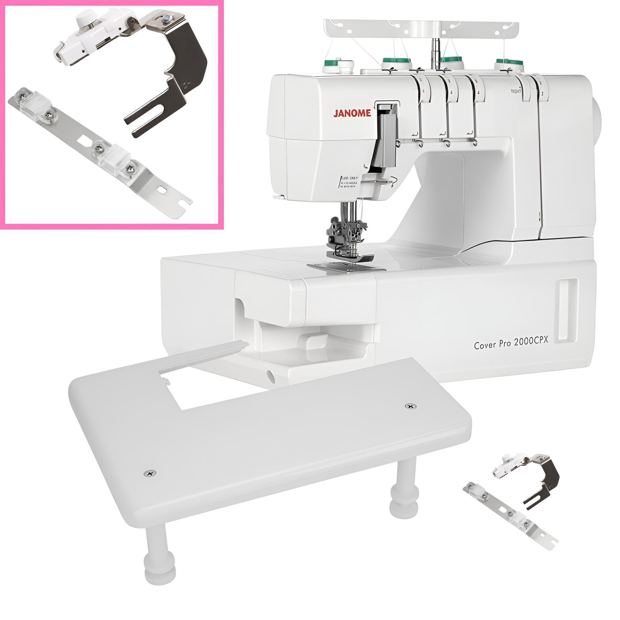 JANOME CoverPro 2000CPX + CoverPro Bonus Pack 2