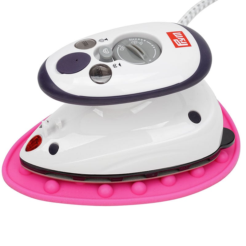 Set Prym Mini Bügeleisen mit Semplix Silikonablage (pink) Set Prym Mini Bügeleisen mit Semplix Silikonablage (pink)