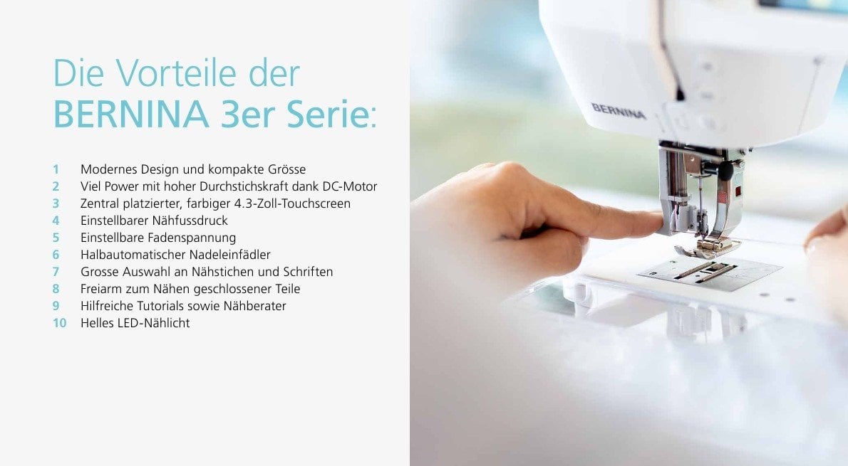 Bernina 335 Vorteile