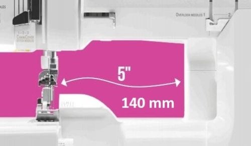 Breiter Durchlass Baby Lock Gloria