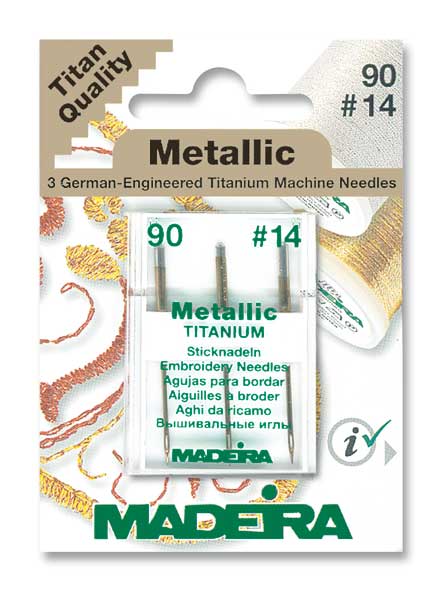 80574e7eebde49ccffffd835dd5bb6c258a2369b91cc5 Madeira Metallic Titanium Sticknadeln 3er Pack
