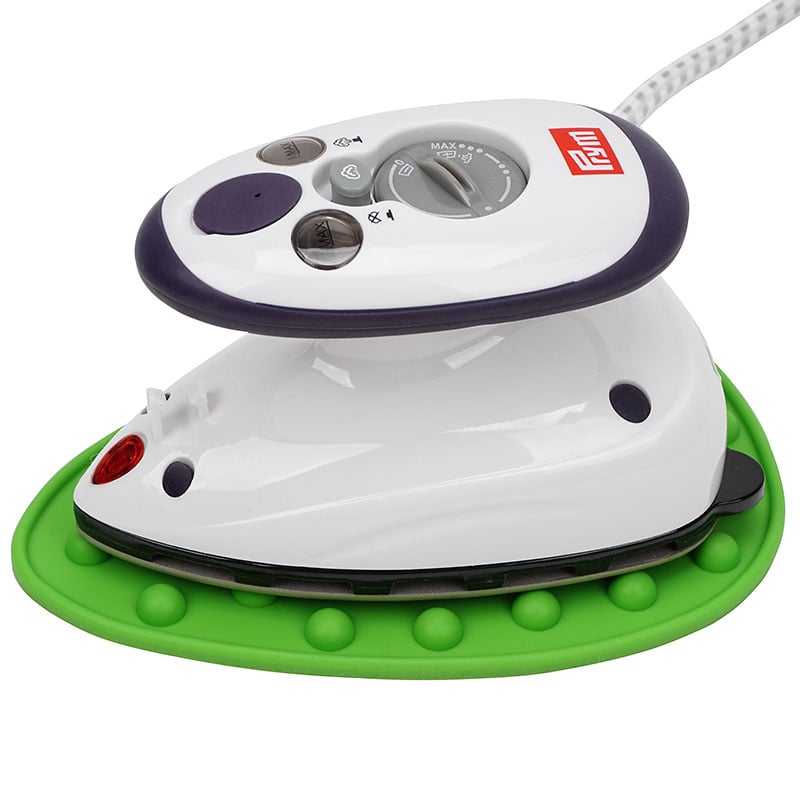 Set Prym Mini Bügeleisen mit Semplix Silikonablage (grün) Set Prym Mini Bügeleisen mit Semplix Silikonablage (grün)