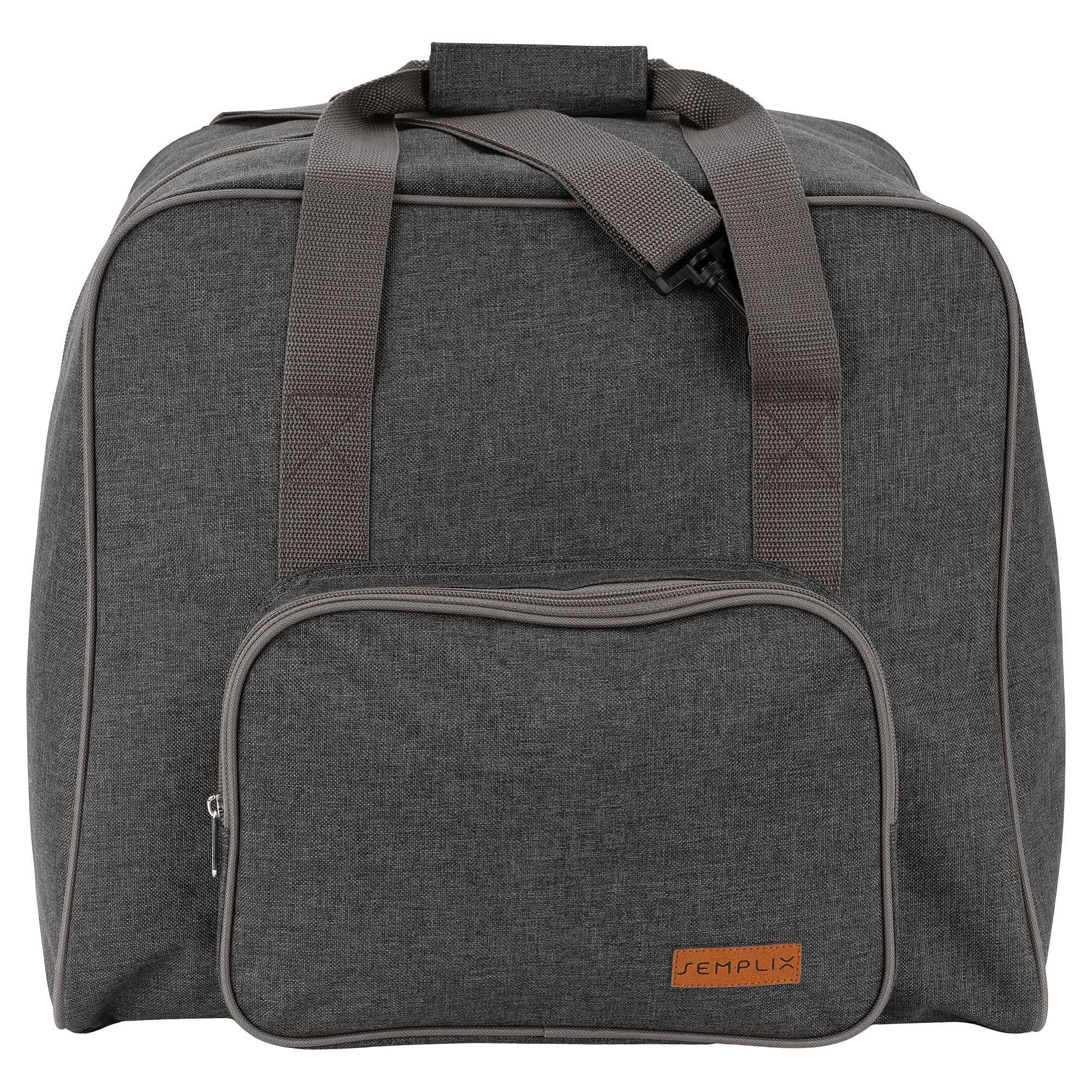 Semplix Overlocktasche anthrazit/grau (44 x 38 x 33 cm)