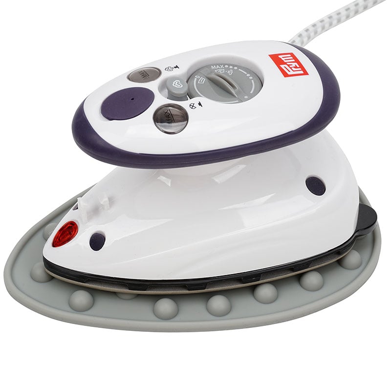 Set Prym Mini Bügeleisen mit Semplix Silikonablage (grau) Set Prym Mini Bügeleisen mit Semplix Silikonablage (grau)