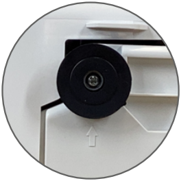 Antivibrationsgummifüße der Janome MyLock 454D
