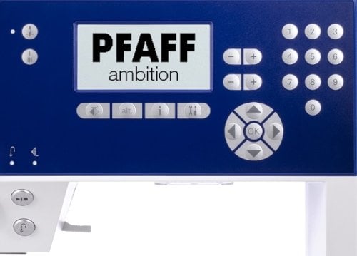 Pfaff ambition 610 Bedienfeld