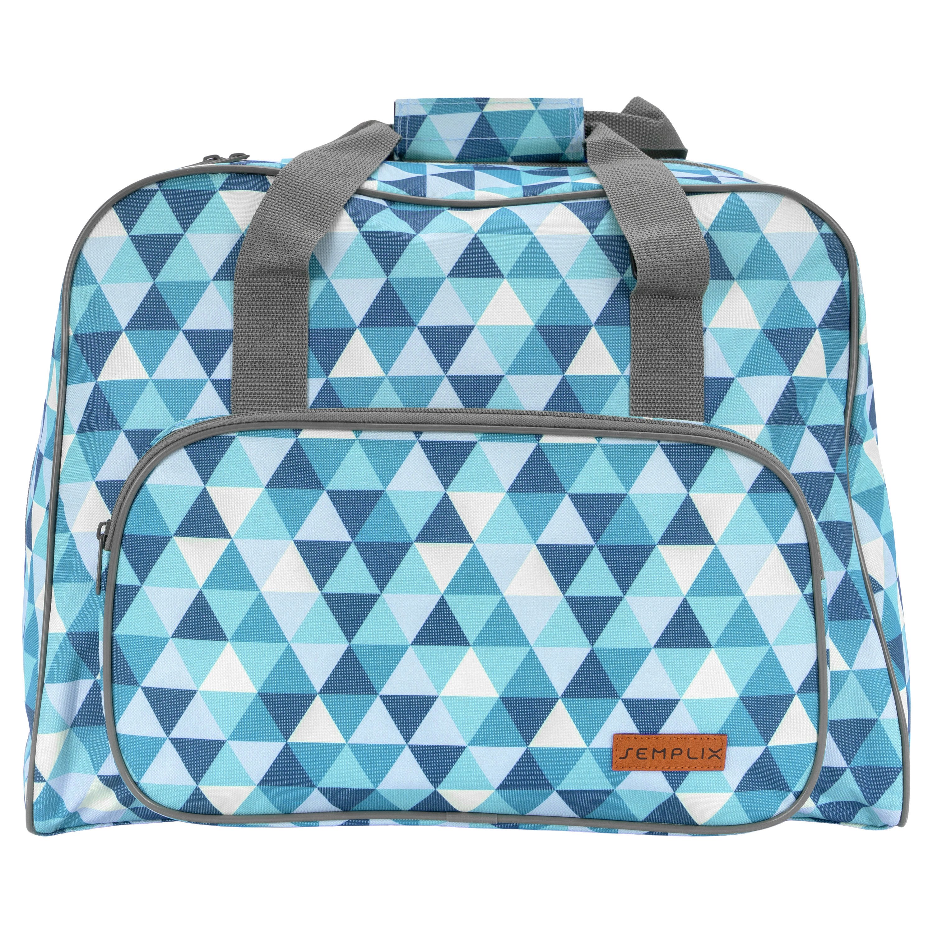 Semplix Nähmaschinentasche Diamond Design (blau/petrol)
