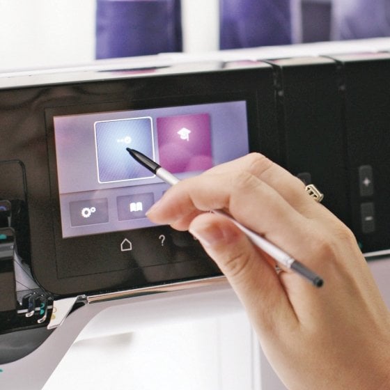 Touchscreen der BERNINA L890