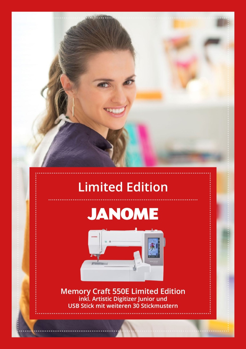JANOME MC 550E LE Stickmaschine
