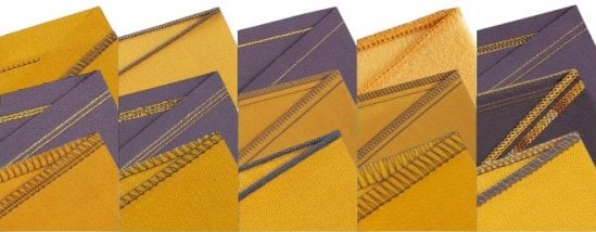 Baby Lock Aspire Nahtbeispiele