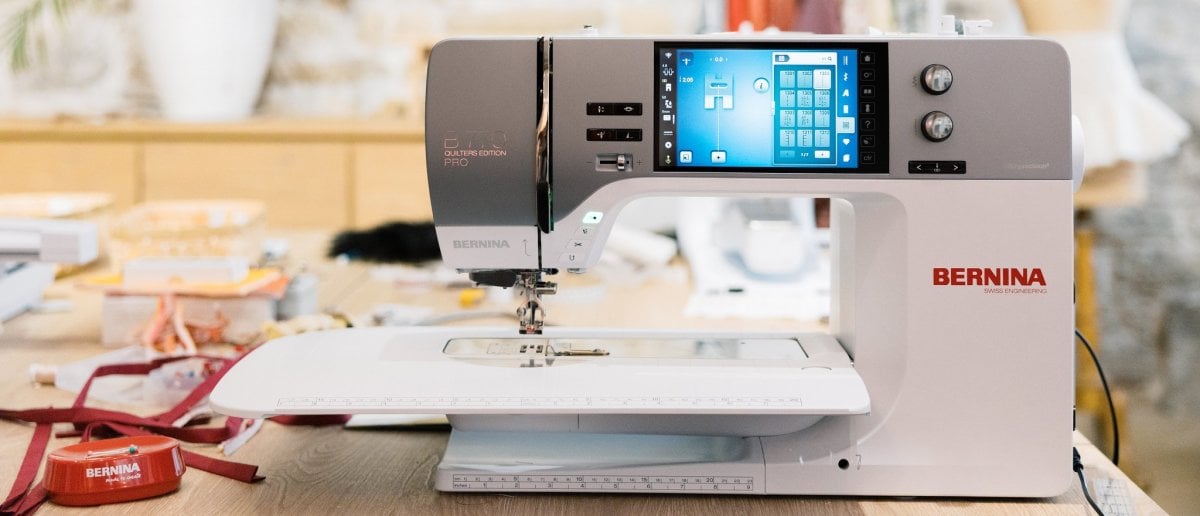 Bernina 770QE PRO – Näh-, Stick- und Quiltmaschine mit Stickmodul