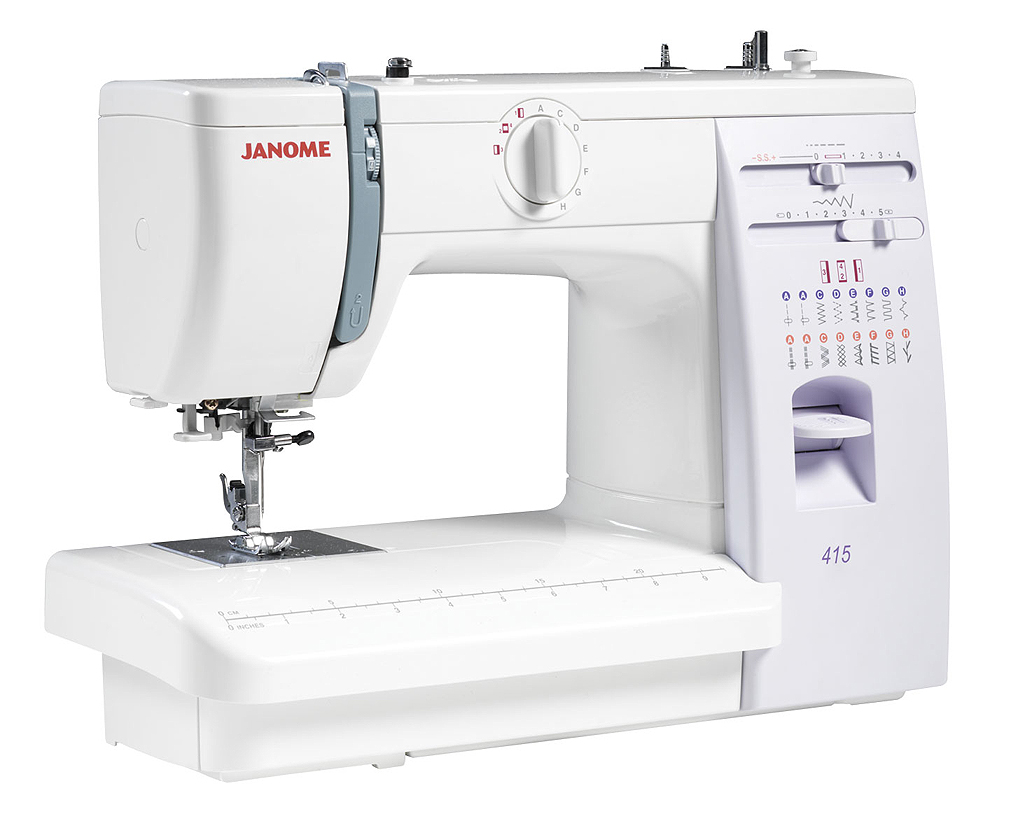 40f3b79c6de1df2ea07fa741edda695758a2362e9c198 Janome 415 Jeans-Maschine