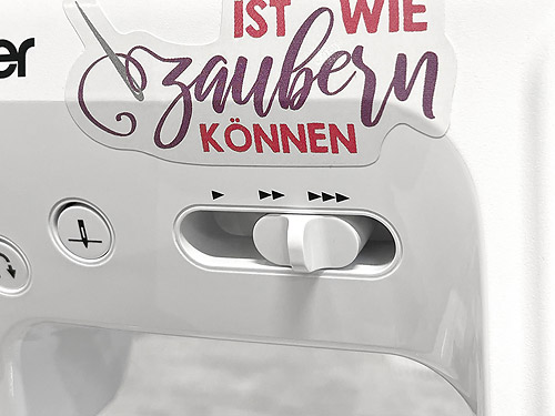 Brother FS-40s – Geschwindigkeitsregler