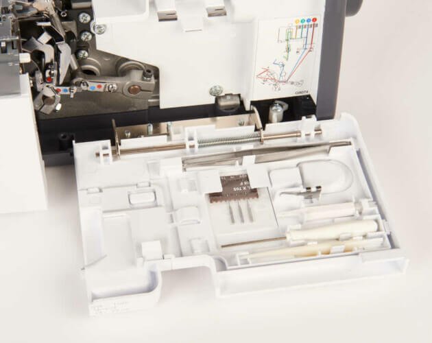 Rollsäume mit bernette 44 Funlock