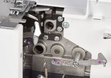 Einfaches Einfädeln mit farbcodierten Markierungen