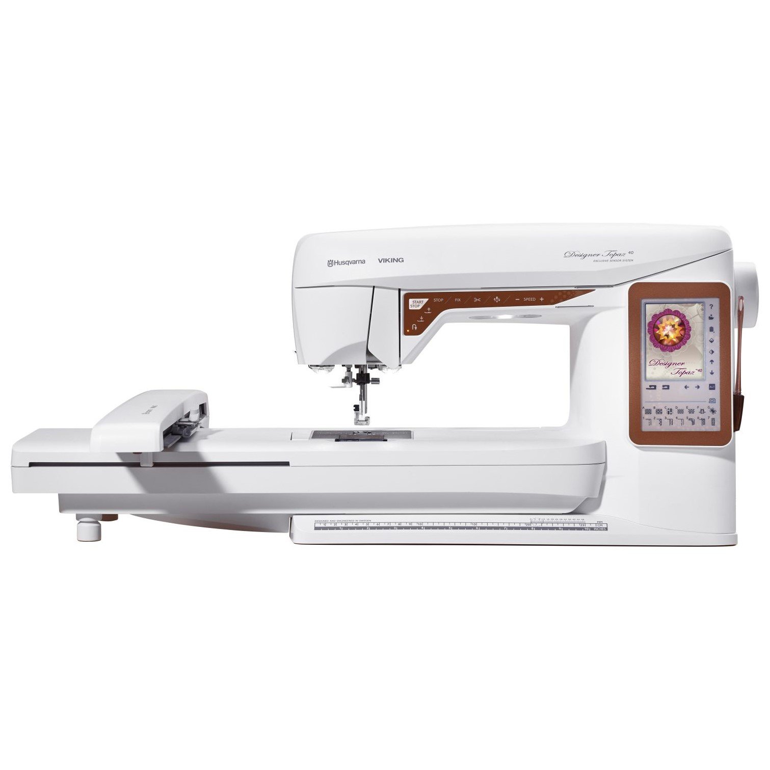 Husqvarna Viking Designer Topaz 40 inkl. Stickaggregat Husqvarna Viking Designer Topaz 40 inkl. Stickaggregat