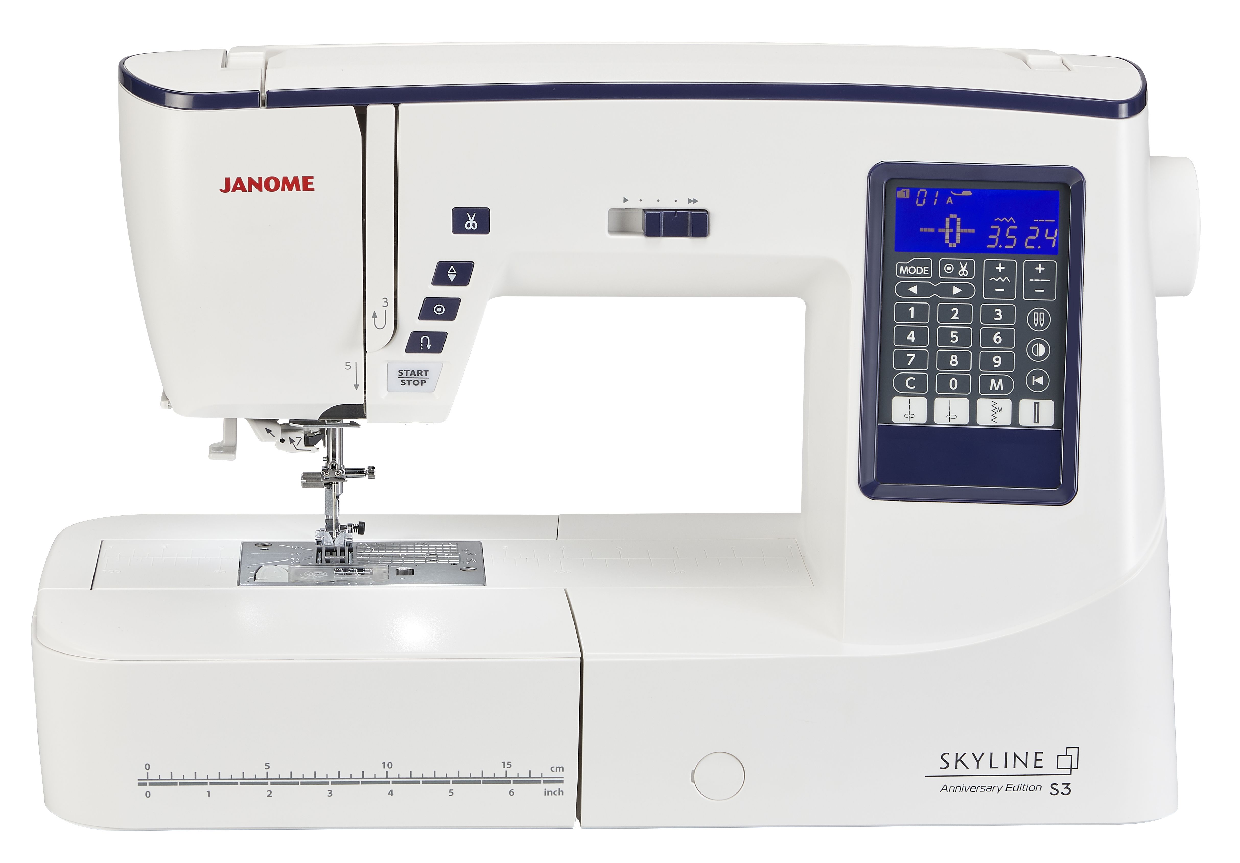 863GL-SKYLINE-S3-AE-01-Zuschnitt Janome Skyline S3 Anniversary Edition