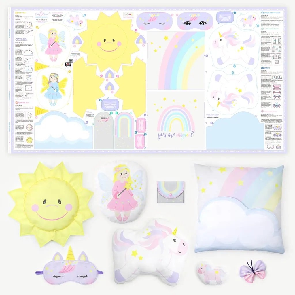 Kullaloo Cut & Sew Panel "MAGIC WORLD" (80 x 155 cm)