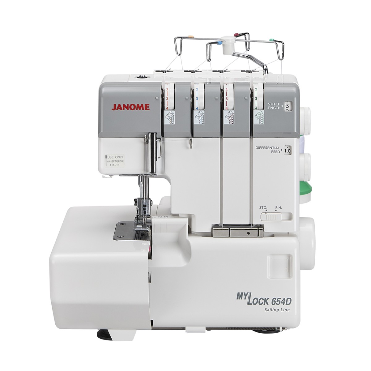 Janome MyLock 654D Sailing Line 4-Faden Overlock