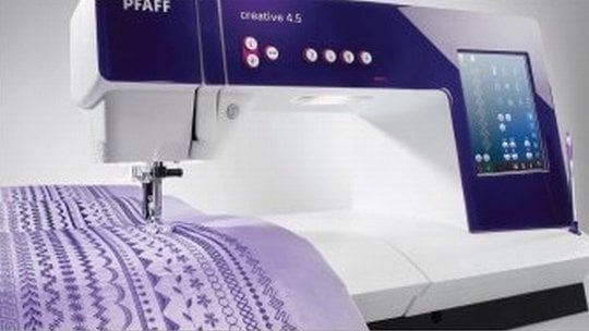 Pfaff creative 4.5 große Stichauswahl
