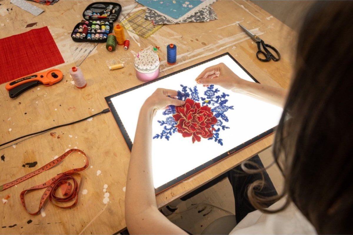 Daylight Wafer 2 Lichtbox im Einsatz