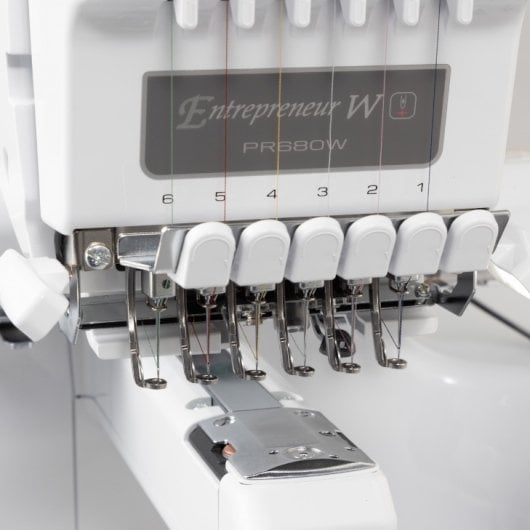 Automatischer Einfädler der PR-680W für 6 Nadeln
