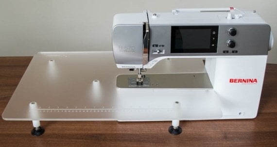 Quiltanschiebetisch für BERNINA neue 5er Serie
