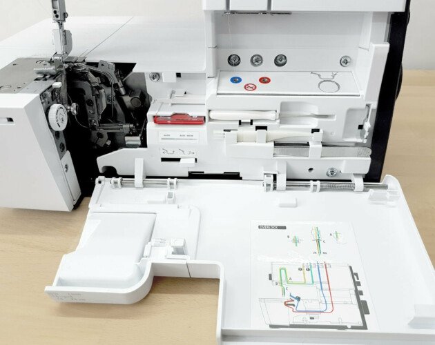 Automatischer Lufteinfädler bernette 64 Airlock