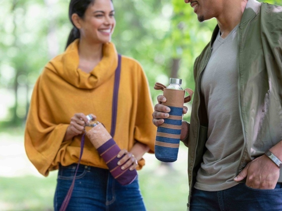 Nähen mit Cover- und Kettenstich