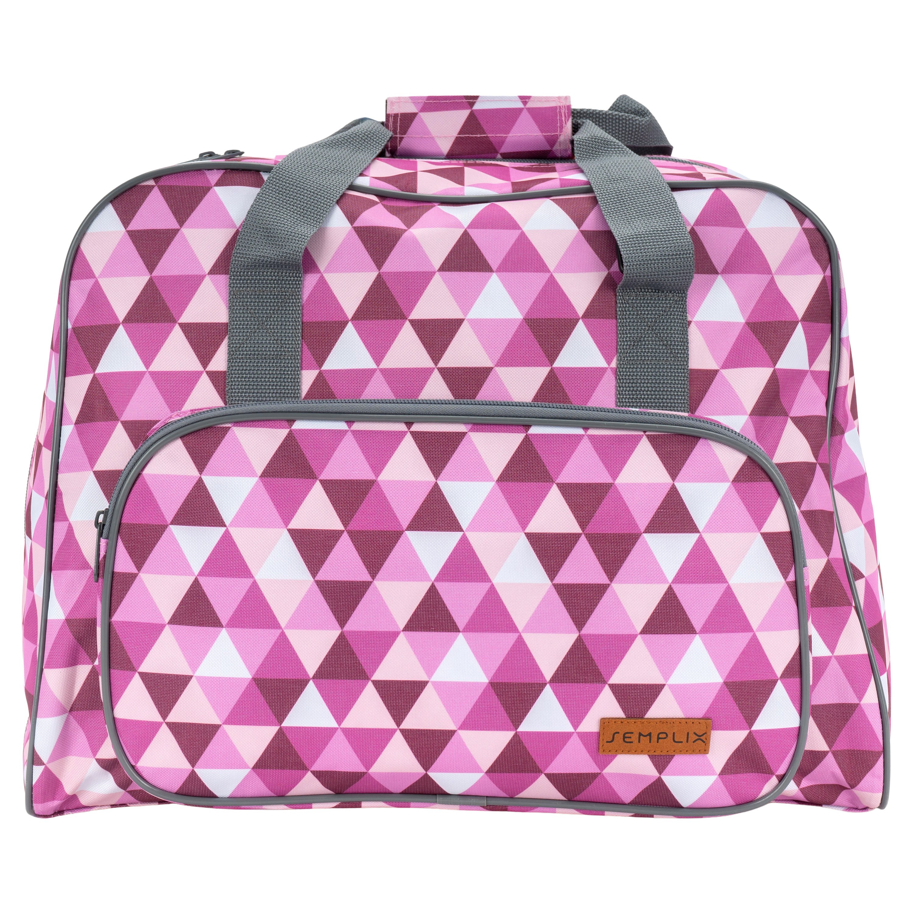 Semplix Nähmaschinentasche Diamond Design (beere/rosa)