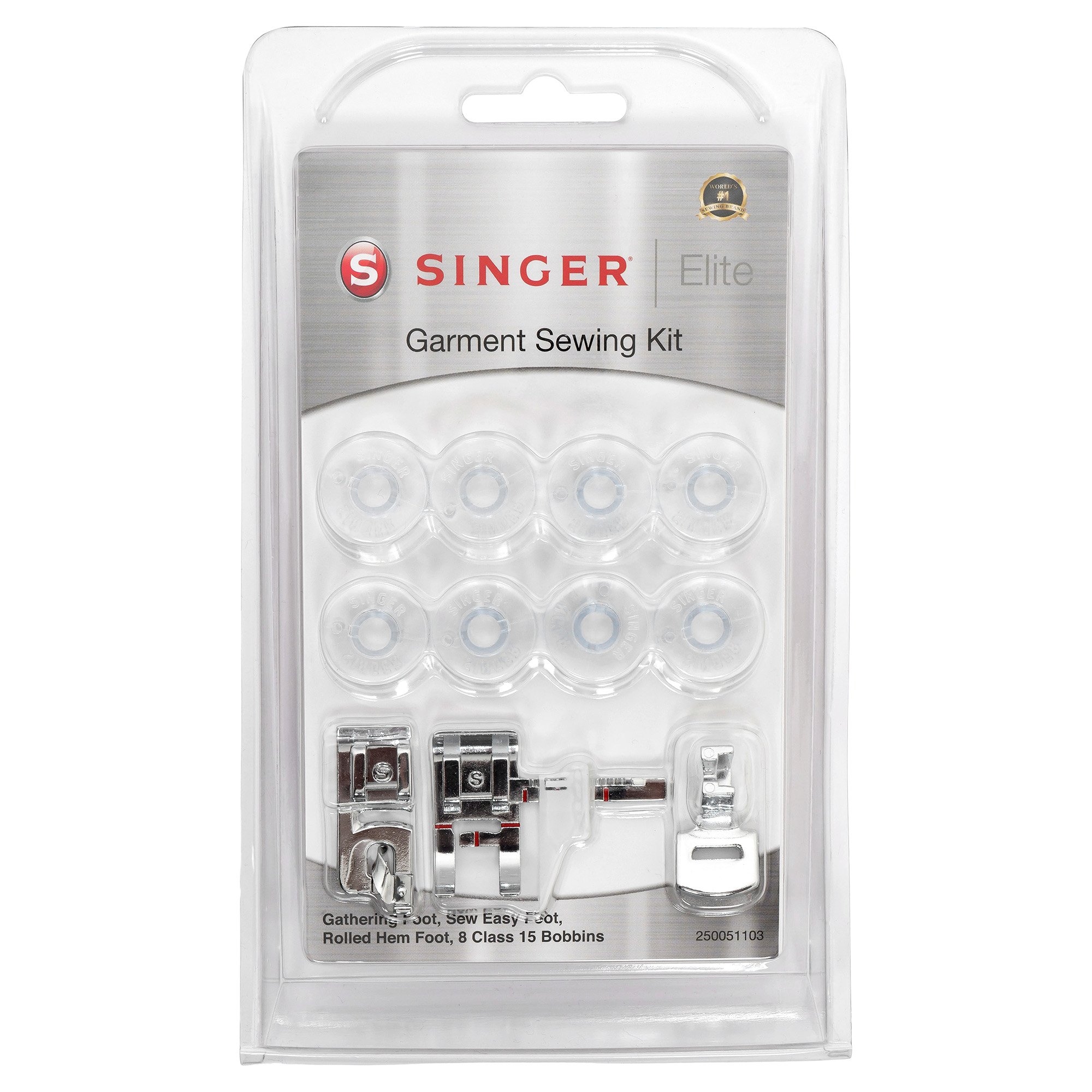 Singer Elite Garment Sewing Kit (3 Nähfüße/ 8 Spulen) Singer Elite Garment Sewing Kit (3 Nähfüße/ 8 Spulen)