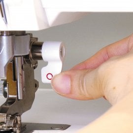 Positionshebel für Fadenleger