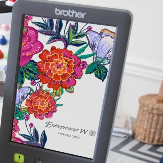 LCD Display der PR-680W mit Zoomfunktion