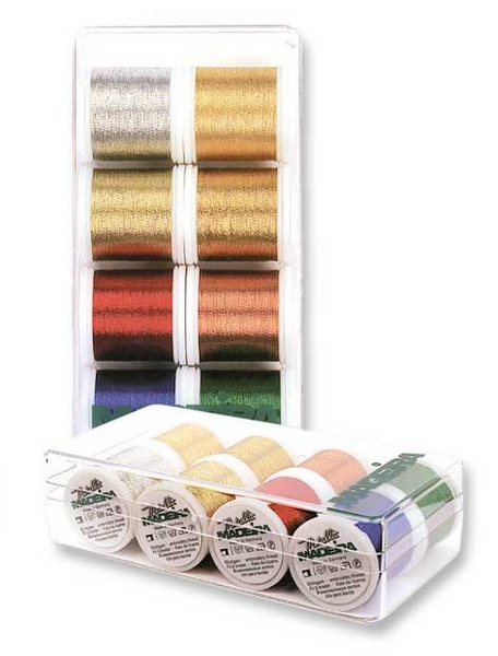 457a1ac341f4c8aefa65c79161d7492358a2367f54cb8 Madeira Stickbox Metallic Classic - 8 Rollen à 200 m
