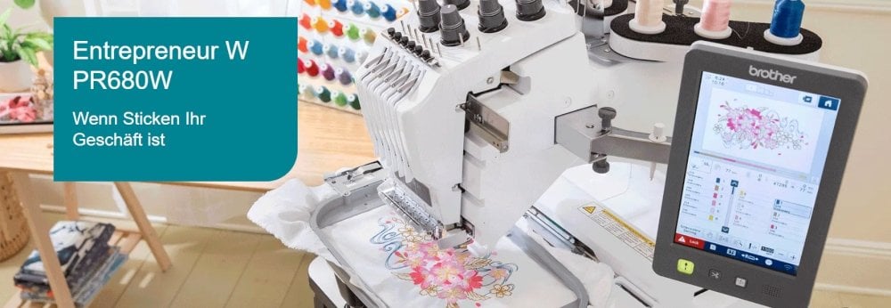 Brother PR-680W Maschinenansicht frontal