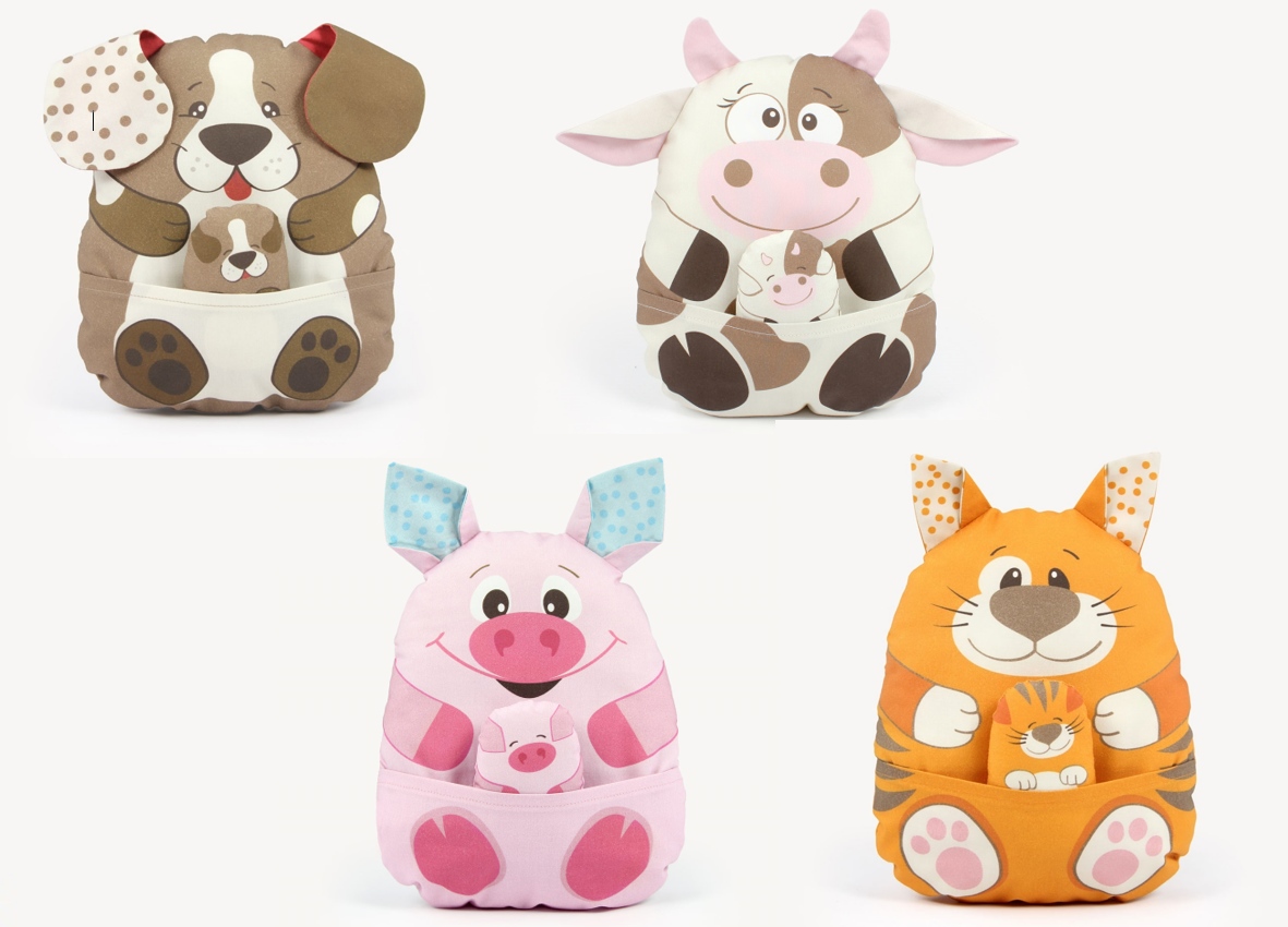 Kullaloo Cut & Sew Panel HAPPY FARM