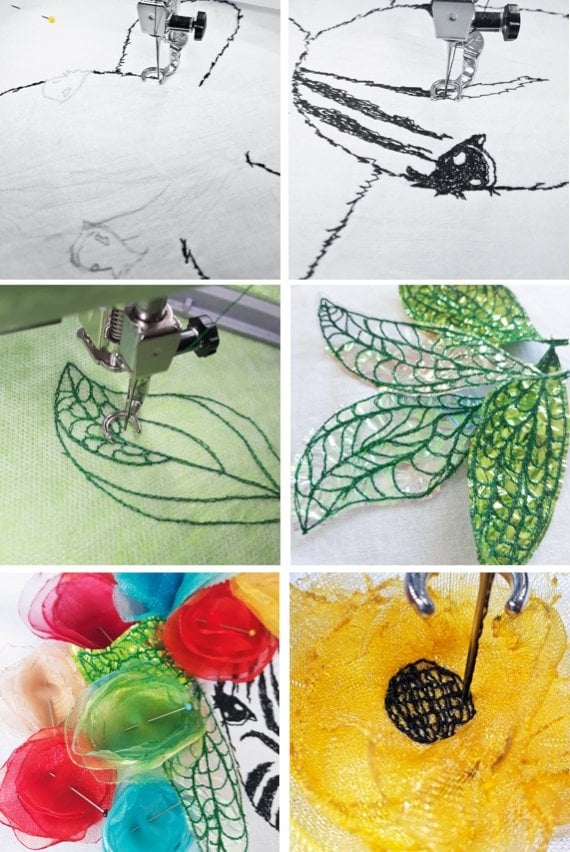 BERNINA Freihandstickfuß Nr. 24 – Vorderansicht