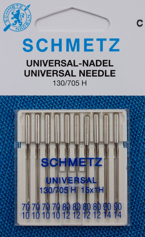 1ed22811648f6c888c9b7cc046bf3e4b58a2369db5d95 Schmetz Universal-Nadeln 10er Pack (70-90)