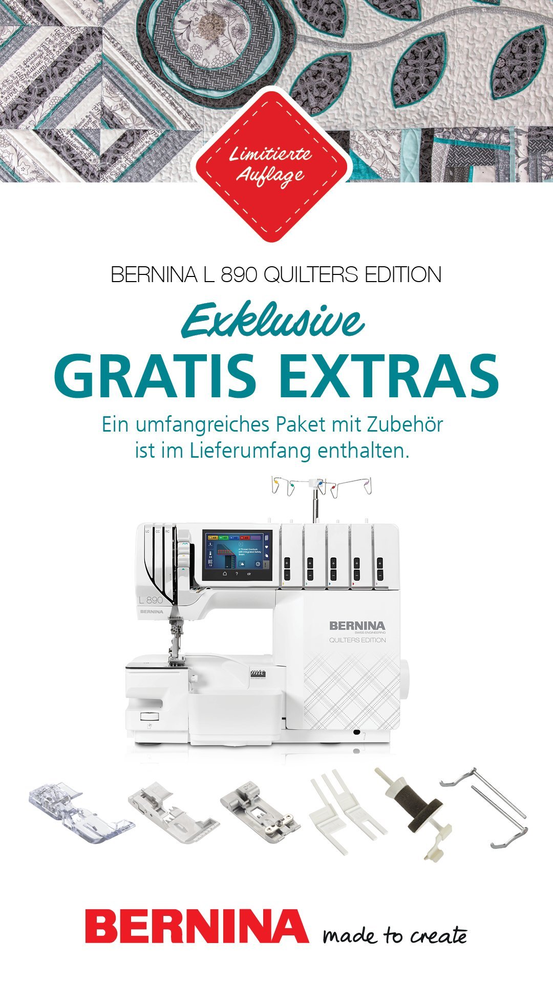BERNINA L 890 Quilters Edition