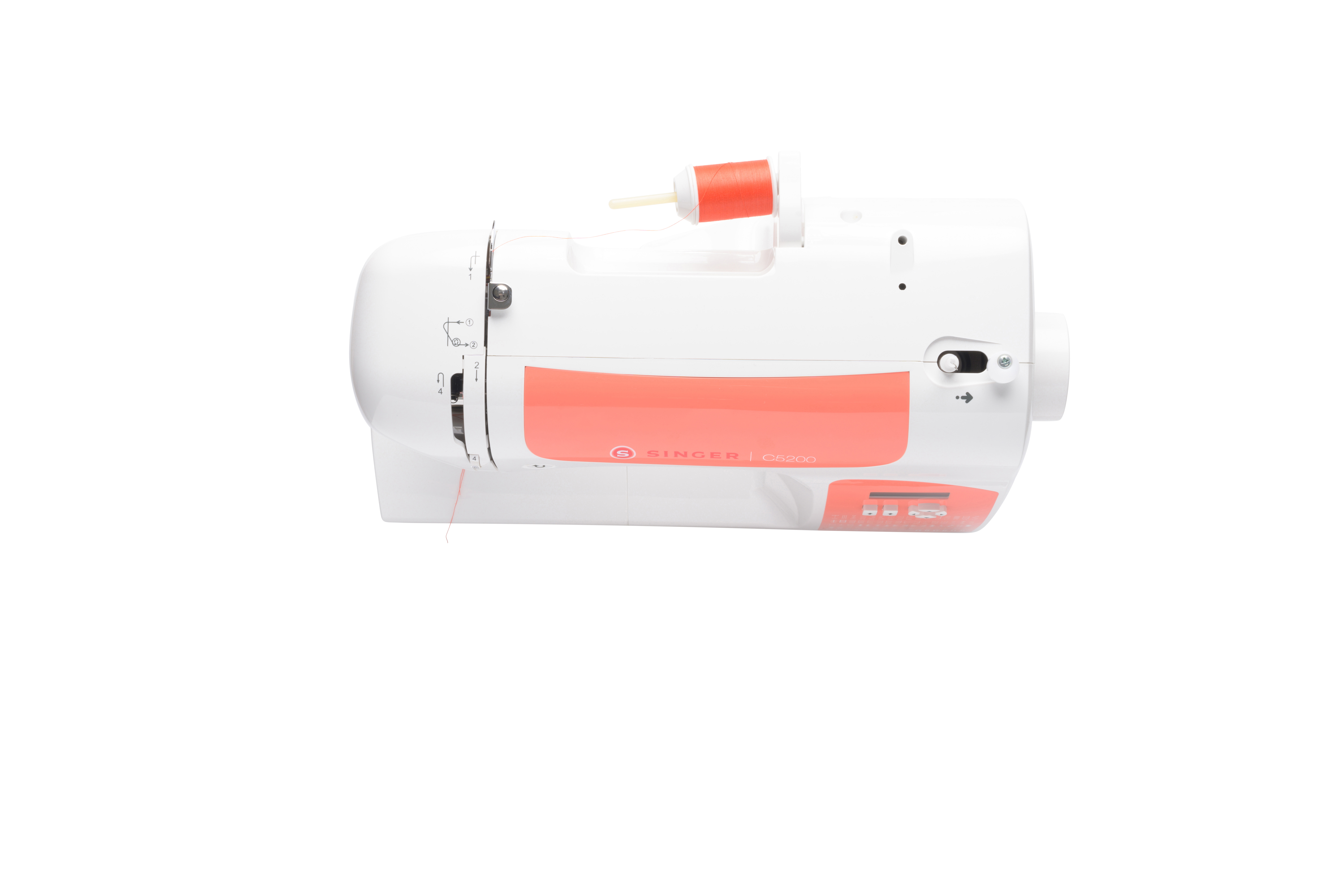 C5200-Orange-Overhead Singer C5205 - Orange