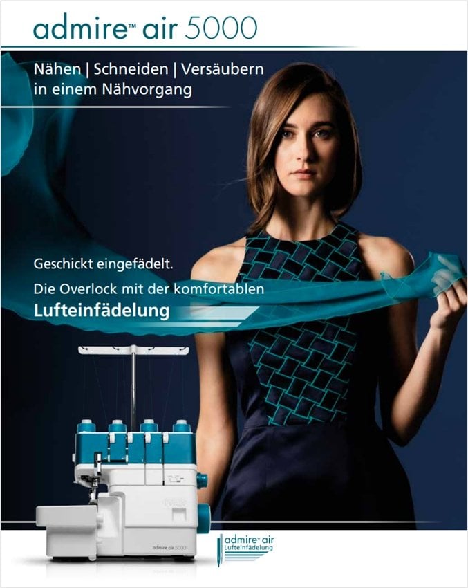 Pfaff admire air 5000 Overlockmaschine