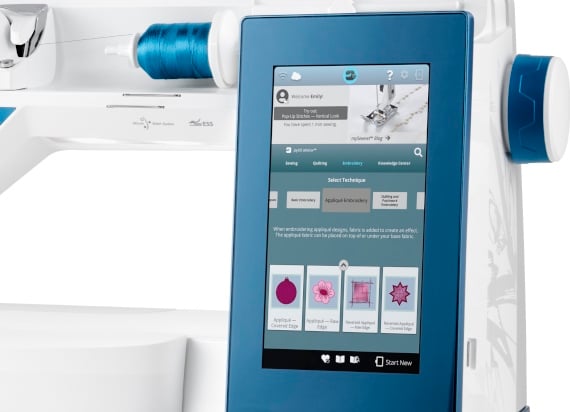 Husqvarna Designer Sapphire 85 mit Touchscreen